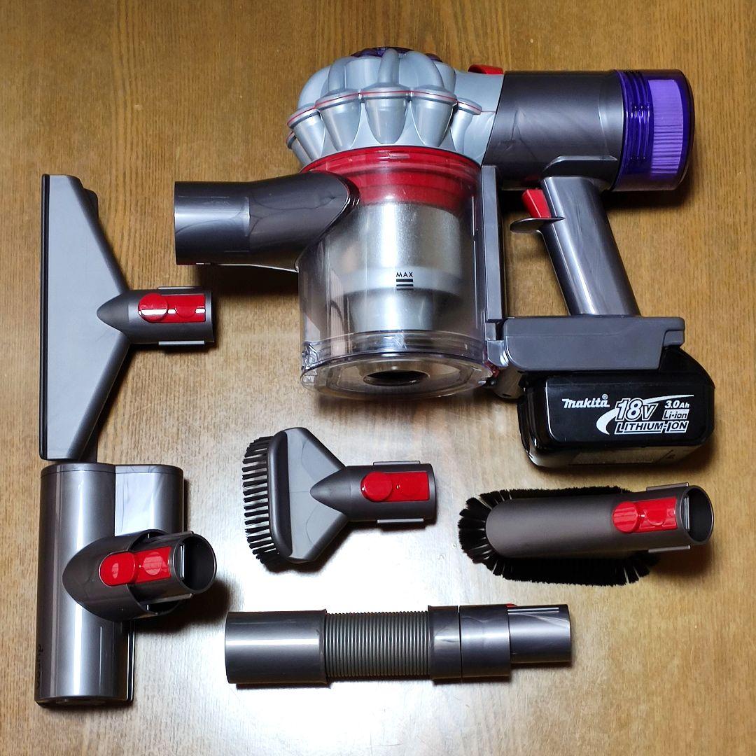割引中 ダイソンSV37掃除機＋マキタ18vアダプターセット分解清掃済み