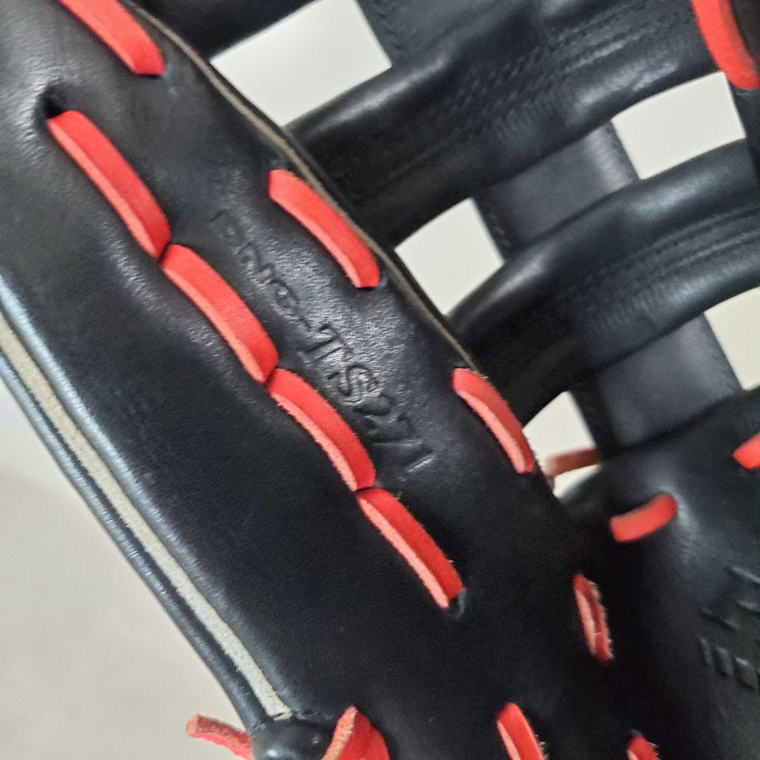 デサント 日本製 新庄剛志モデル シルエット刻印 外野用 軟式グローブ