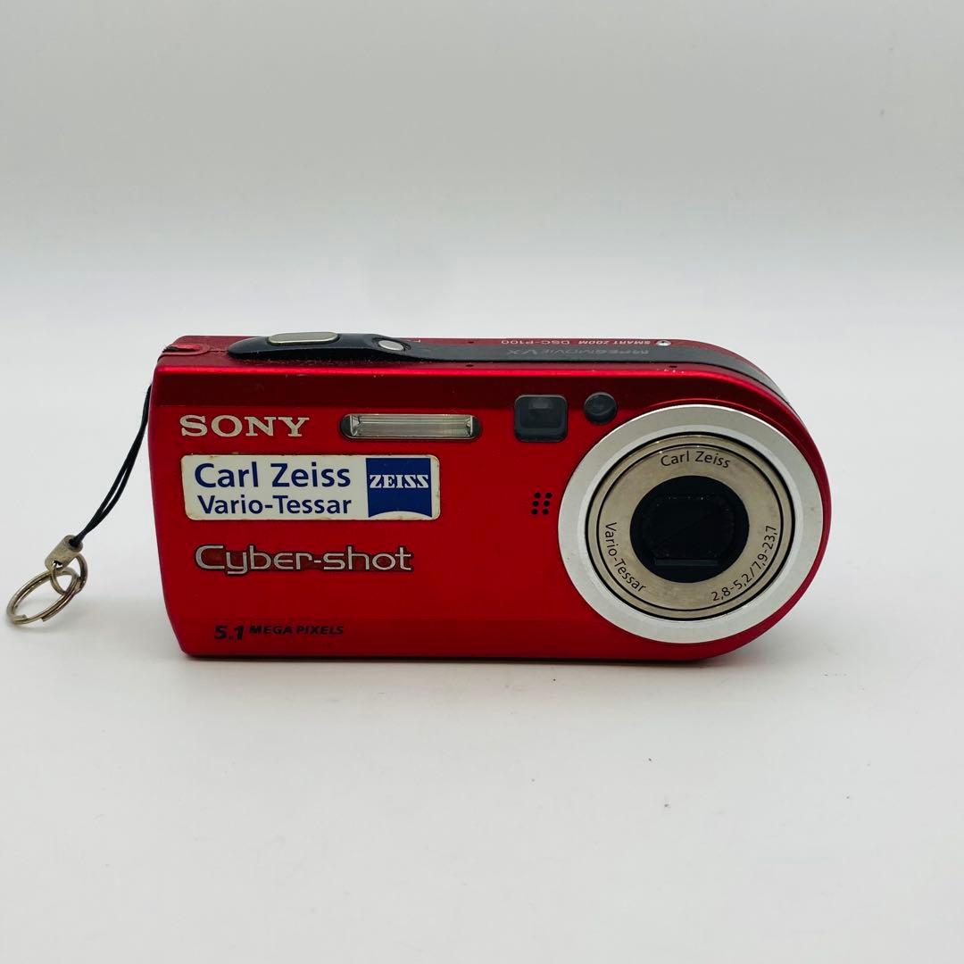 Sony Cyber-shot 5.1メガピクセル レッド - メルカリ