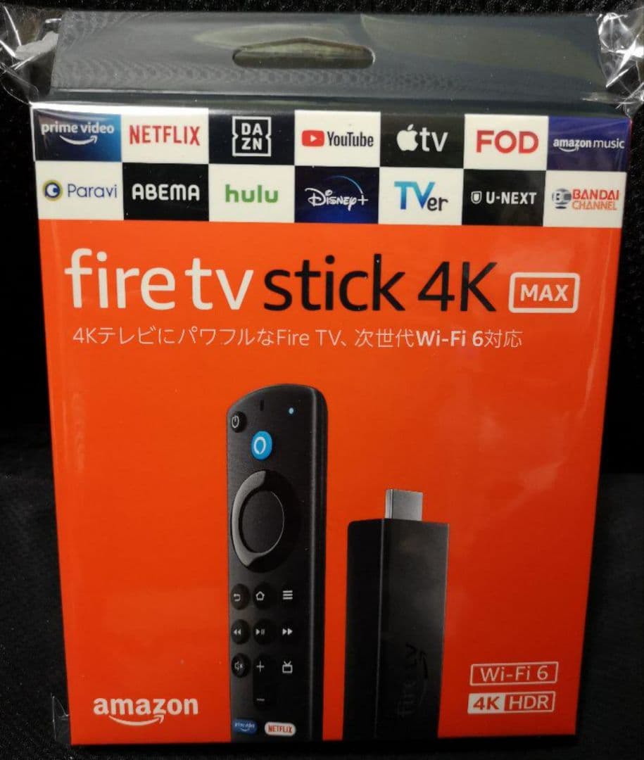 新品 Fire TV Stick 4K Max (第3世代音声認識リモコン) amazon（アマゾン） Fire TV Stick 4K Max 第3世代 音声認識リモコン