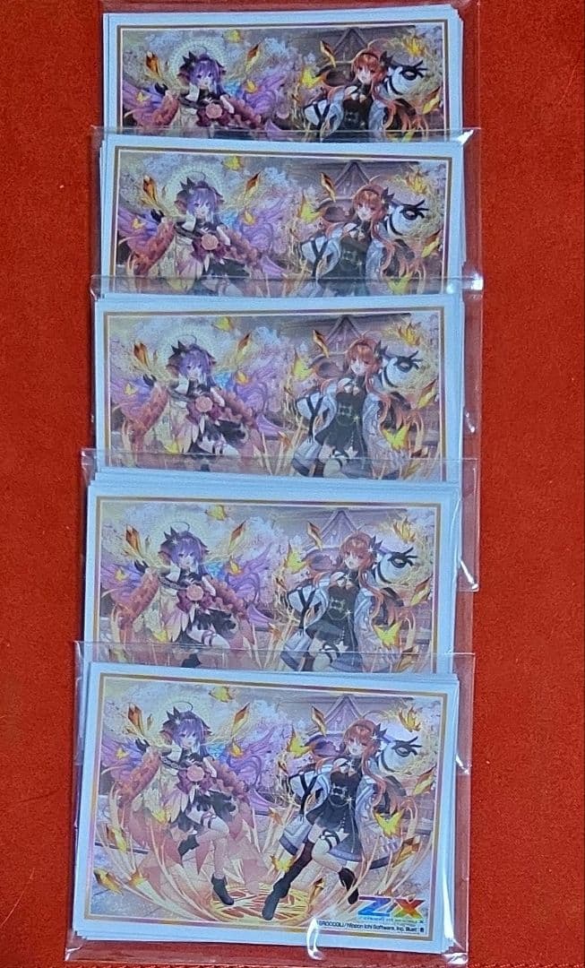 ゼクス Z/X ZX 14周年 スリーブ ほのめ&迦陵頻伽 蝶ヶ崎ほのめ 50枚