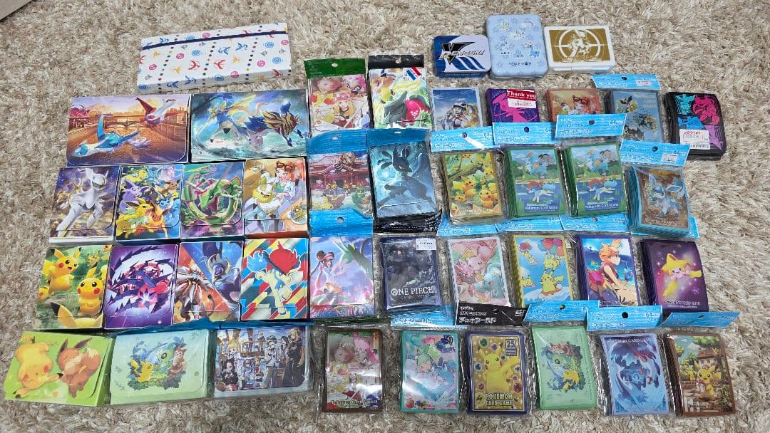 忍*様 ポケカ引退品　スリーブ　デッキケース　未開封あり 引退品】 ポケモンカードゲーム デッキケース、スリーブ、プレイマット