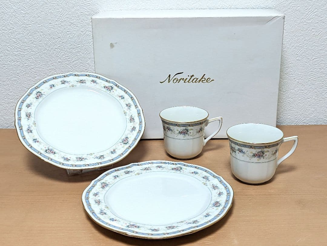 ノリタケ NORITAKE アイボリーチャイナ モーニングセット（2客