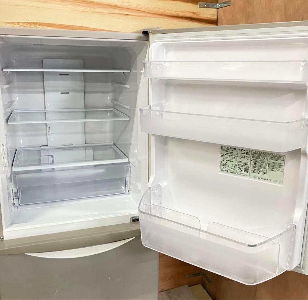 一都三県限定 配送設置無料 冷蔵庫 3ドア HITACHI 日立 265L - メルカリ