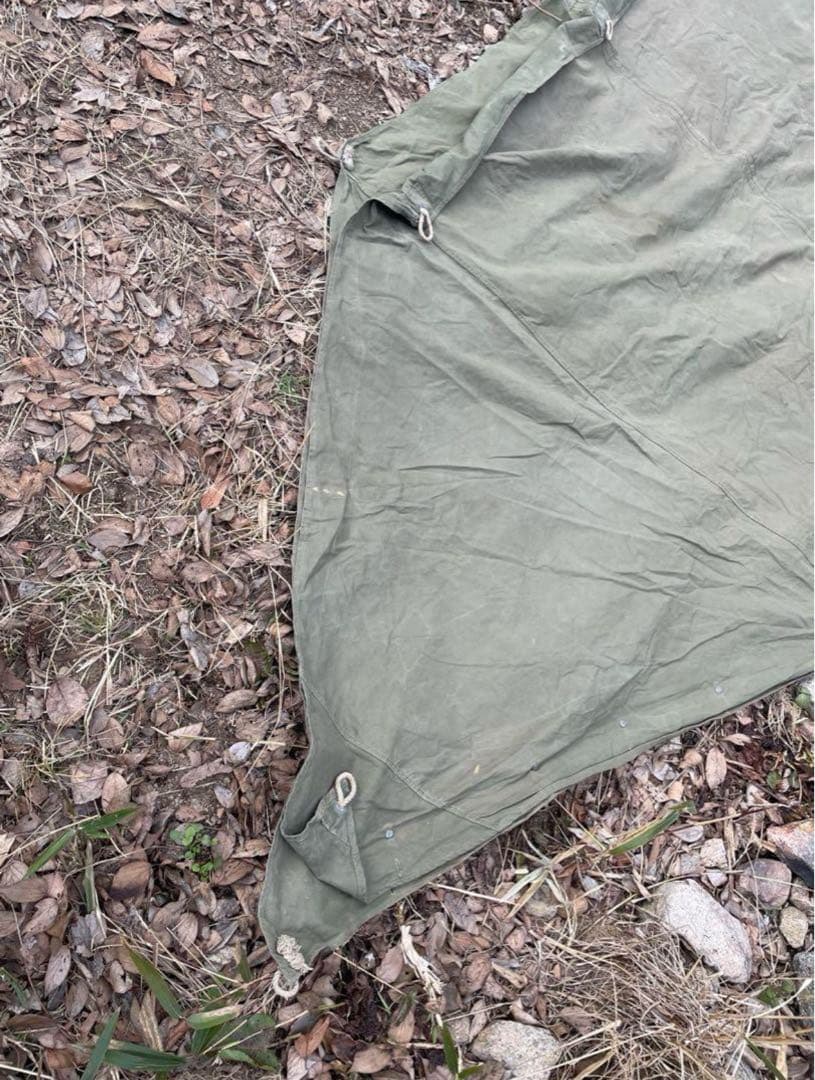 超激レア 40's US シェルターハーフ パップテント 軍幕 ビンテージ