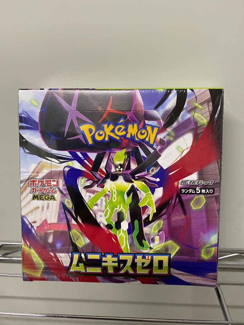 ポケモンカードゲーム ムニキスゼロ １ボックス 新品未開封シュリンク付き ポケモンカードゲーム ムニキスゼロ BOX MEGA 拡張パック 新品未開封