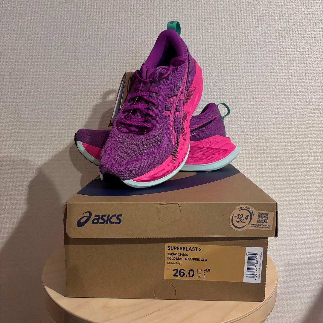 asics SUPERBLAST2 アシックス スーパーブラスト2 26.0cm - メルカリ