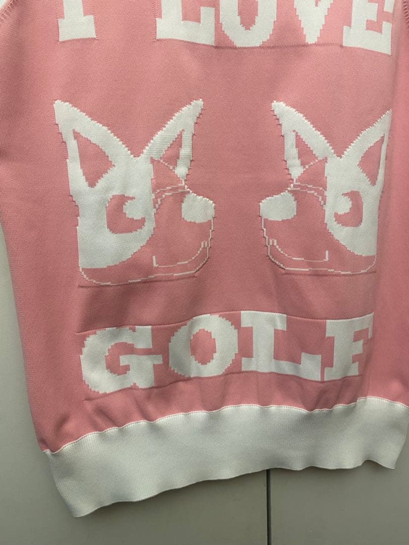 未使用 1万8480円MU SPORTS I LOVE GOLFベスト ウエサコ - メルカリ