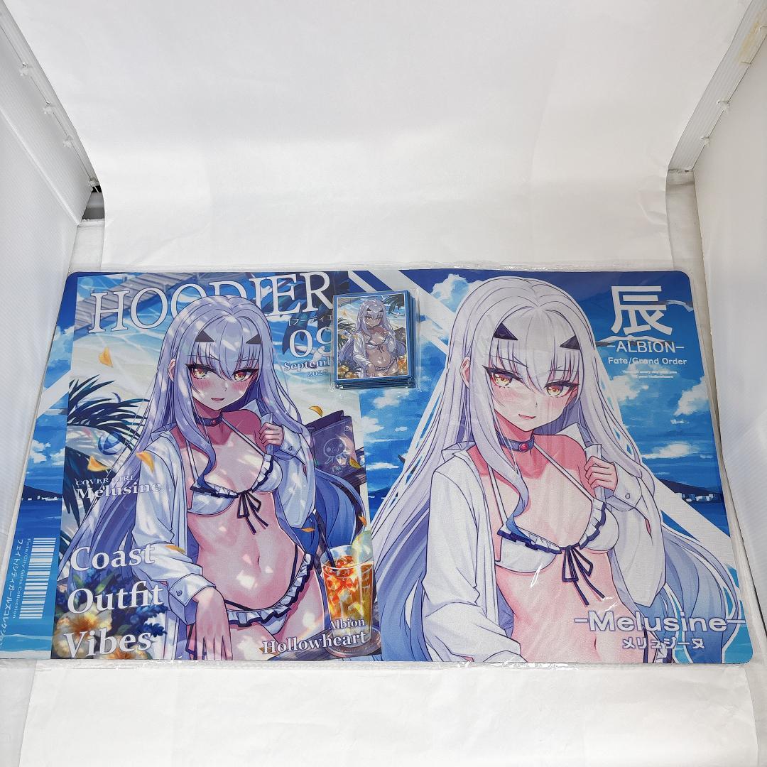 FGO メリュジーヌ 雑誌風 スリーブ プレイマット セット shir m79663686584_1.jpg?1707141940