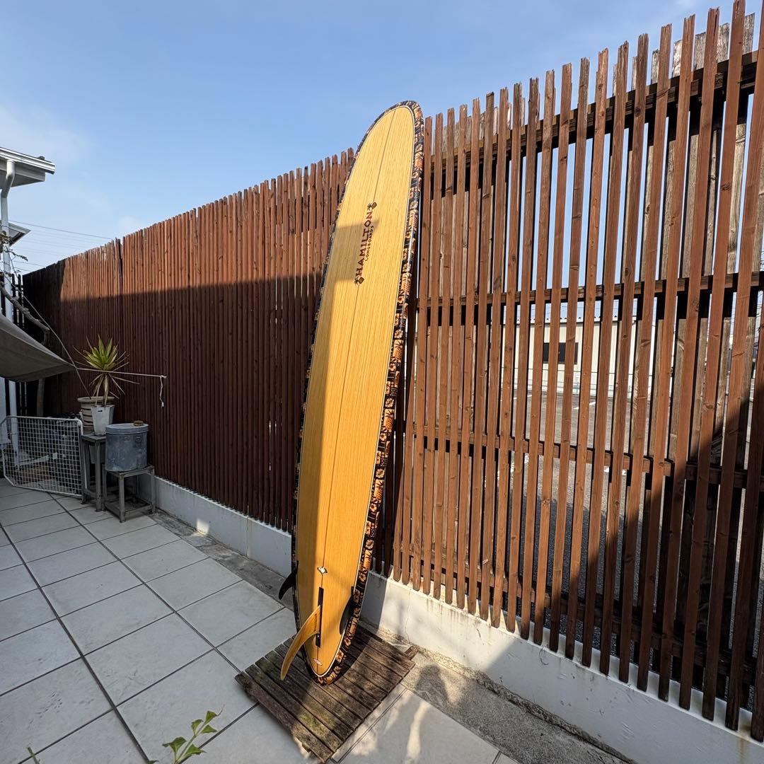 Bill Hamilton STYLIST 9'6 ロングボード ウッドフィン付