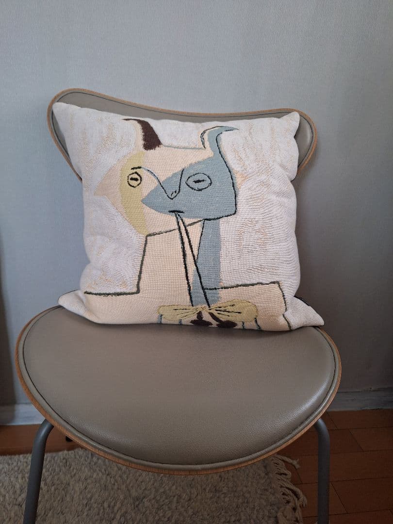 【美品】ザ・コンランショップ・ジュール パンス　パブロ ピカソ クッションカバー JULES PANSU（ジュール・パンス）パブロ ピカソ ピカソ ラ レーヴ 45