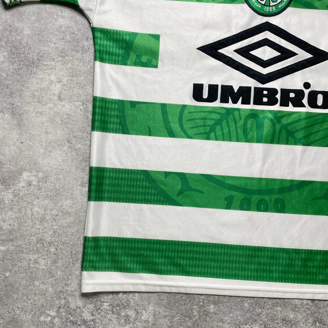 国内正規品 97/99 UMBRO Celtic Home 優勝記念刺繍】 - メルカリ