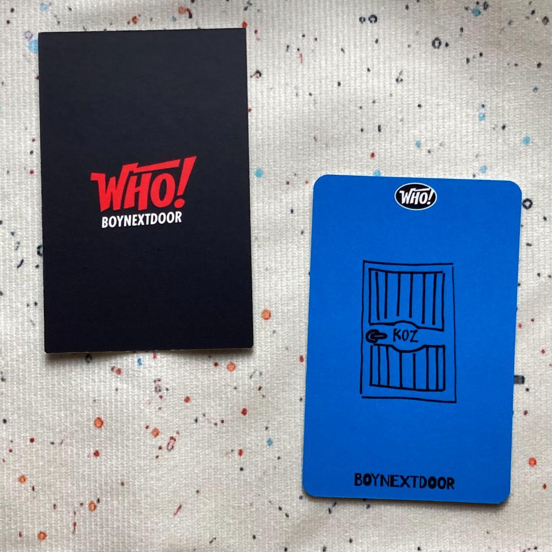 BOYNEXTDOOR ソンホ ラキドロ WHO！サノク トレカ2枚 - メルカリ