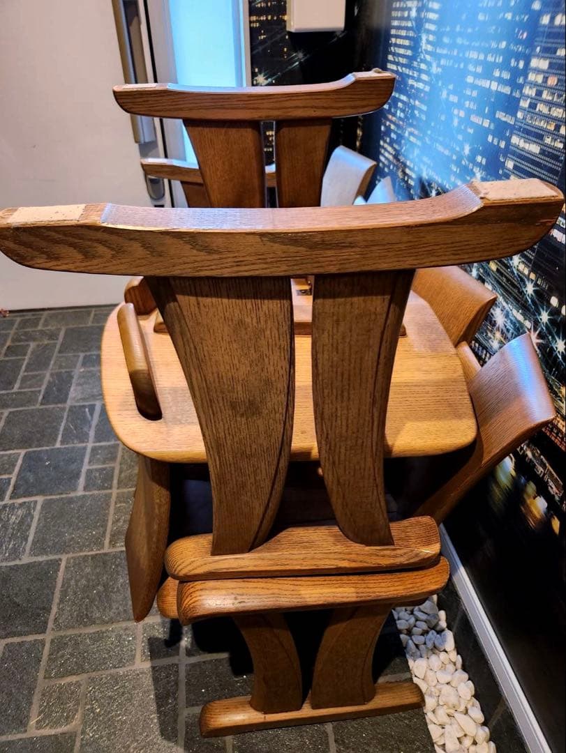 飛騨産業 白川 SHIRAKAWA 和魂 ダイニングチェア4脚セット - メルカリ