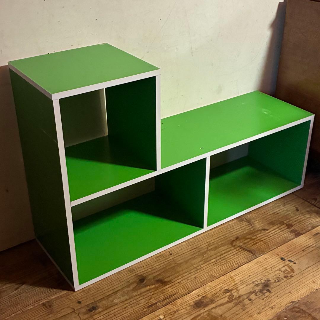 レトロポップ カラーボックス 収納 TVボード 飾り棚 オープンシェルフ