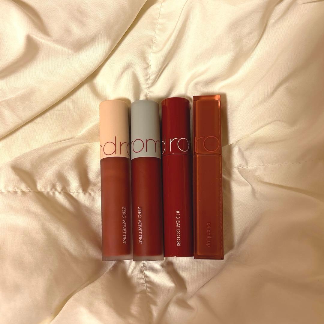 ロムアンド】 リップまとめ売り ♡人気色多数♡ - メルカリ