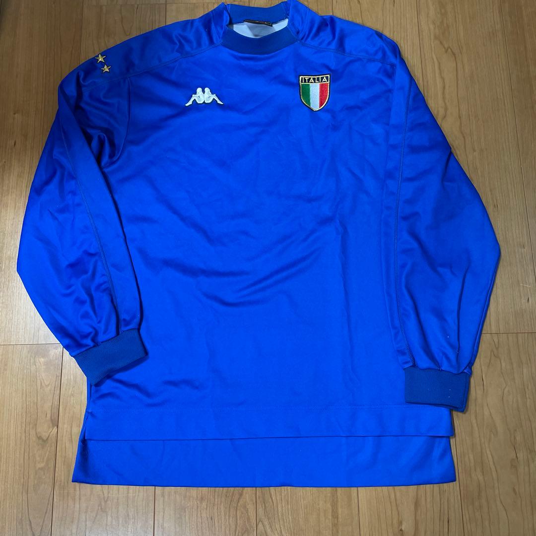 サッカーユニフォーム　イタリア代表　長袖 サイズＬ イタリア代表 2024 公式ユニフォーム アウェイ 長袖 オフィシャル