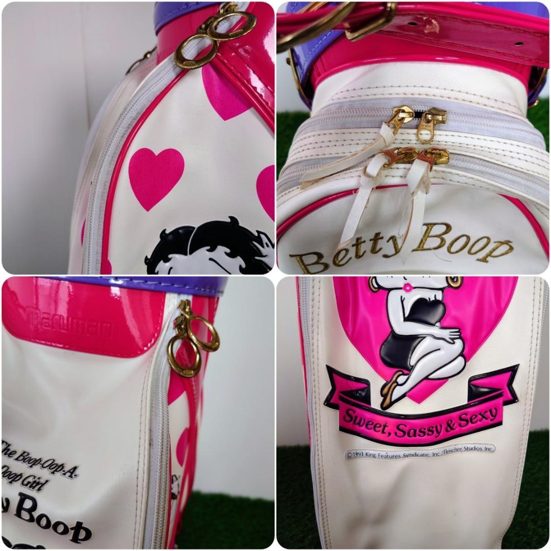 Betty Boop キャディバッグ 3分割 口枠周約68cm MARUMAN - メルカリ