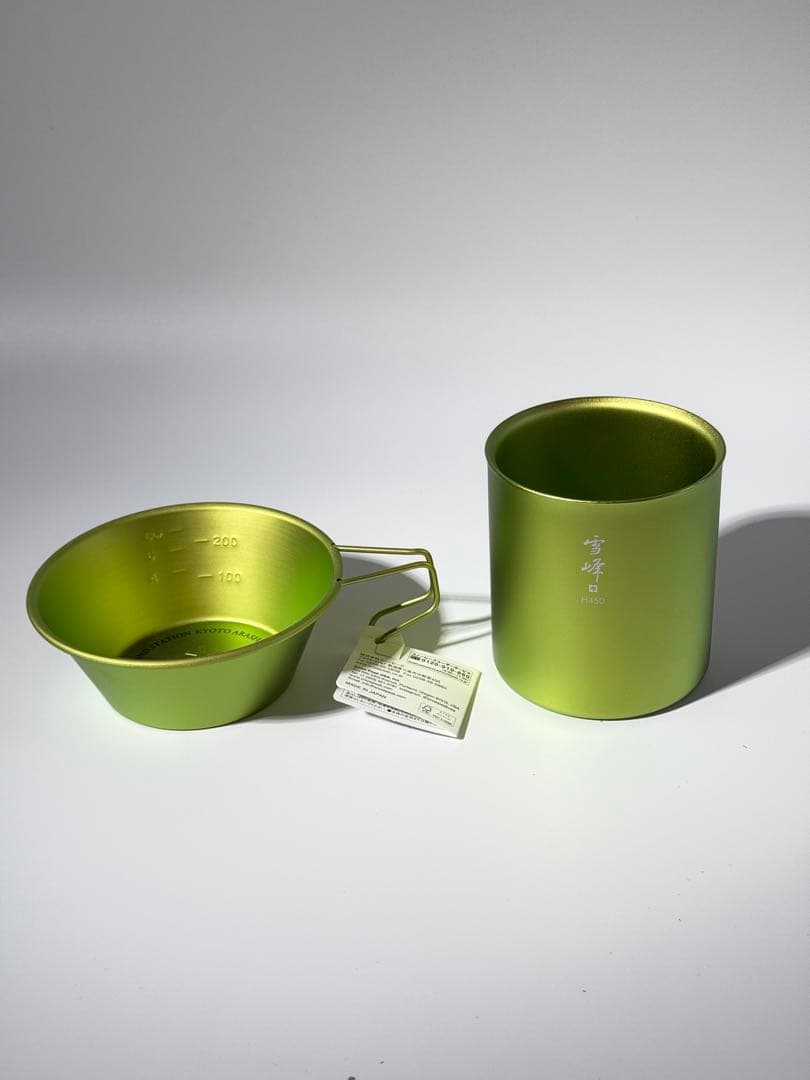  Peakシェラカップスタッキングマグセット【ARASHIYAMA】 スノーピーク 新品未使用 LAND STATION KYOTO 嵐山限定スタッキング