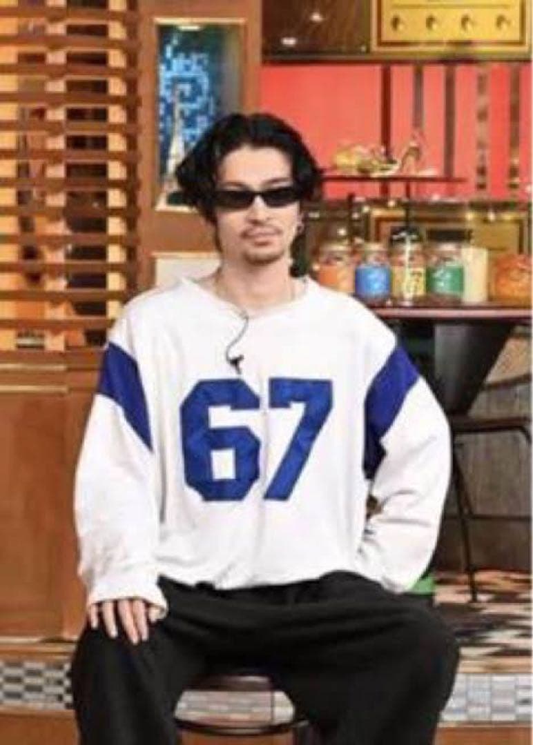 常田大希着用 90sチャンピオン フットボール シャツ XL ホワイト