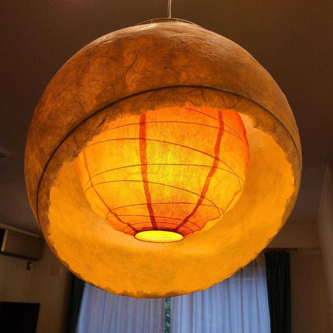 ペンダントライト 月のあかり PAN-450 和風 和紙 吊り下げ 照明 - メルカリ