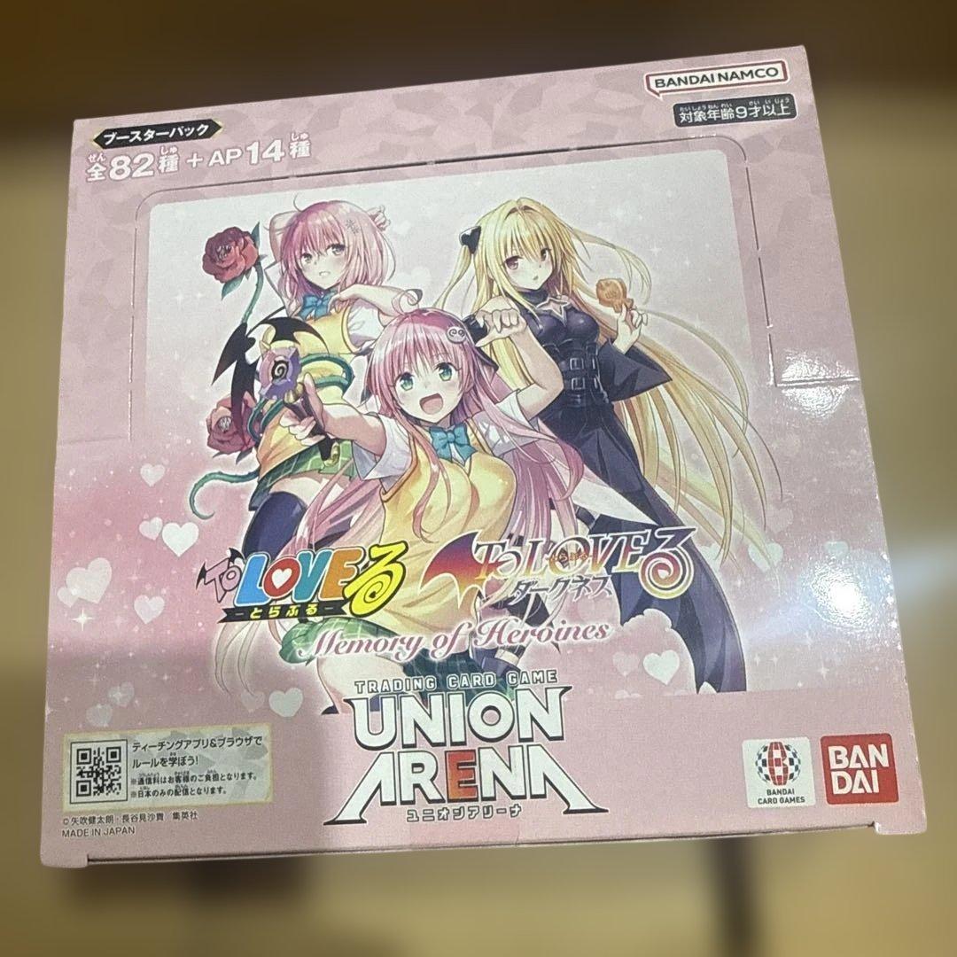 UNION ARENA Toloveる 1box テープ付　新品未開封 ユニオンアリーナ ToLOVEる 未開封テープ付きBOX 1箱 - メルカリ
