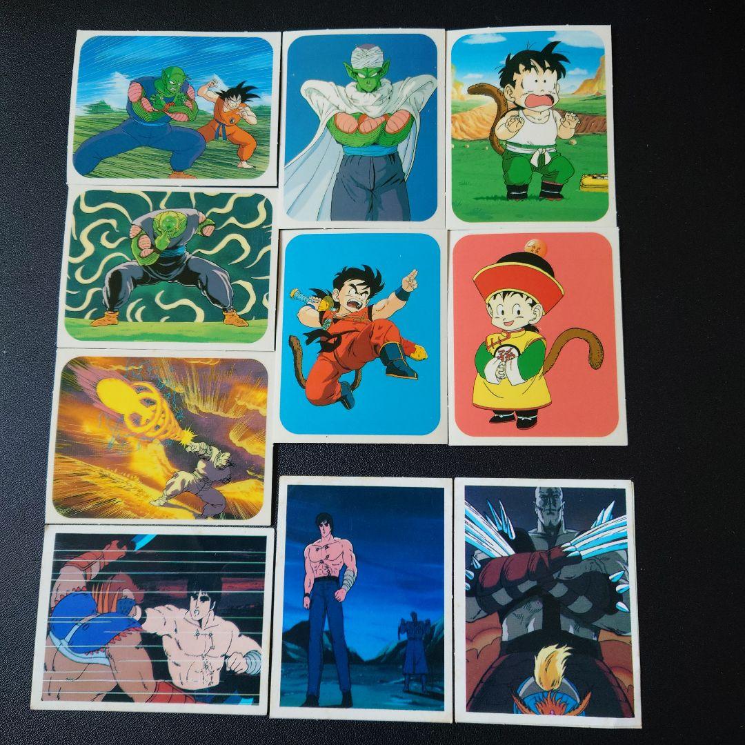 アマダ ドラゴンボールZ 北斗の拳 シール 当時物正規品 駄菓子屋