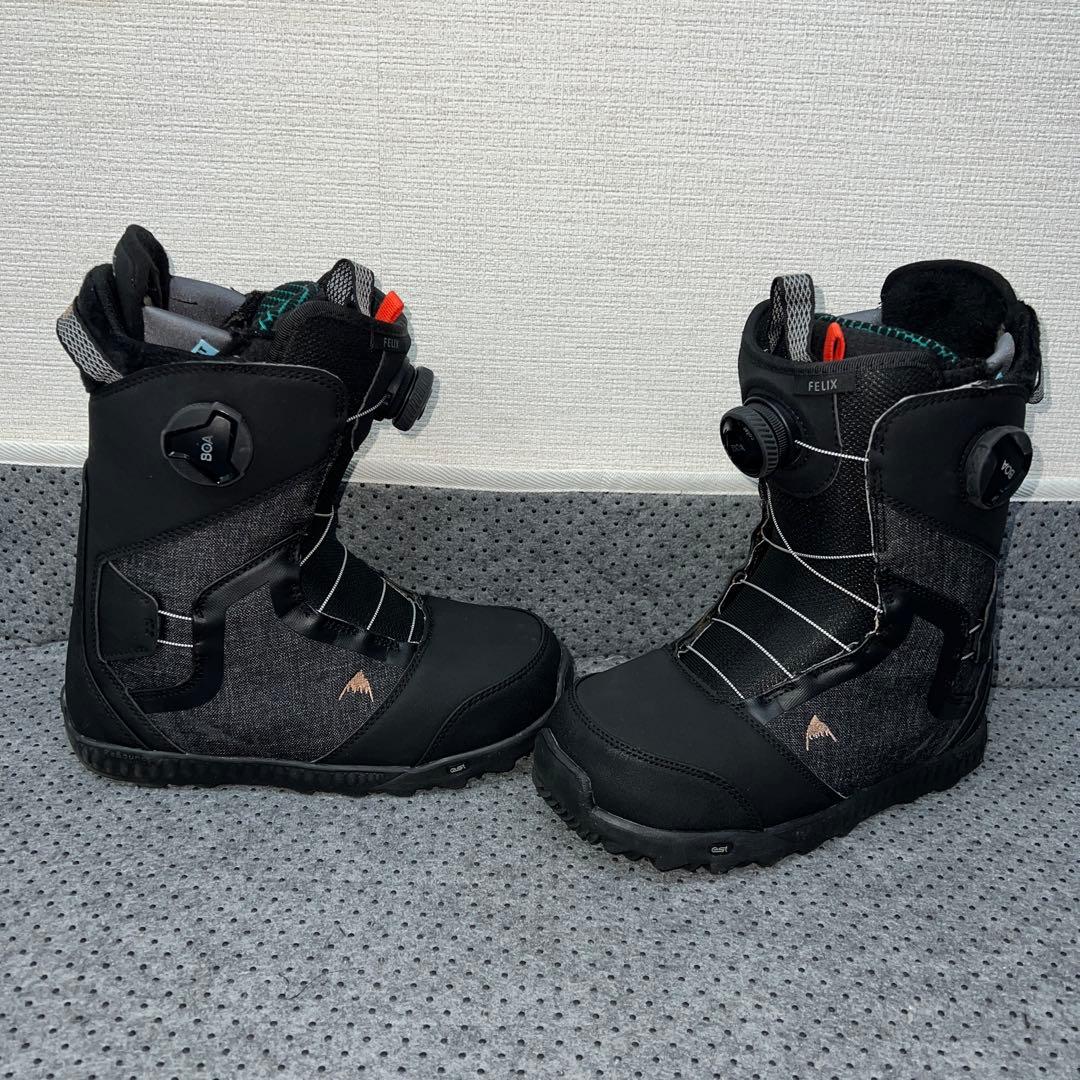 ２回使用 レディース 24.5cm BURTON FELIX W-BOAブーツ