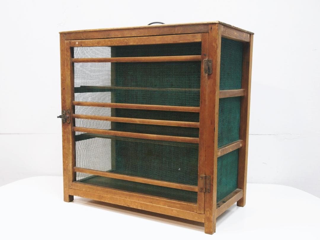 昭和レトロ 蝿帳 網戸棚 食器棚 キャビネット 収納棚 フードカバー