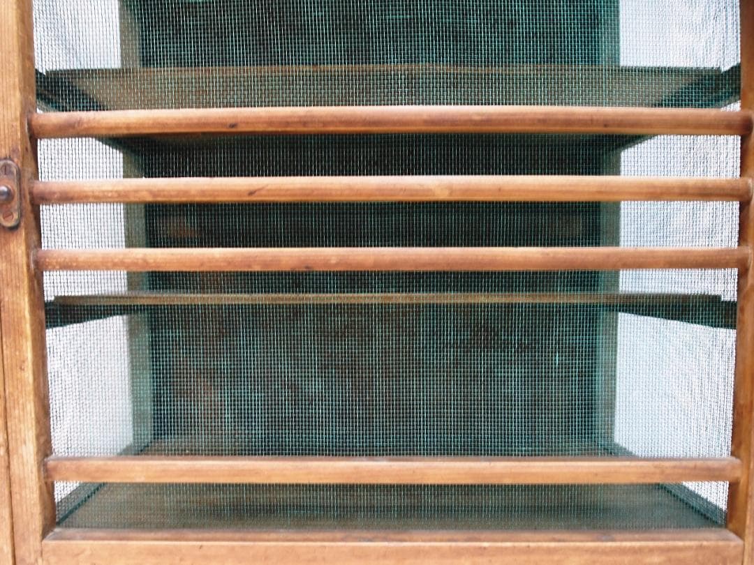 昭和レトロ 蝿帳 網戸棚 食器棚 キャビネット 収納棚 フードカバー