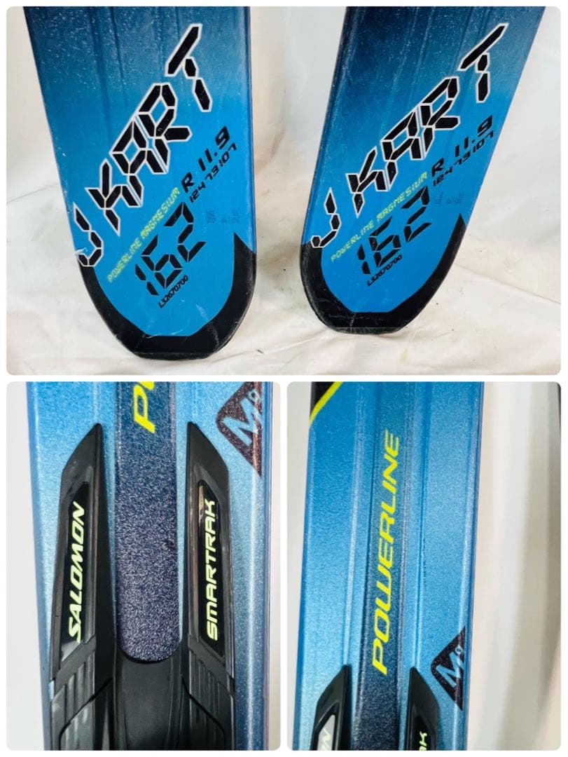 良品】 SALOMON J KART POWER LINE 162 スキー板 - メルカリ