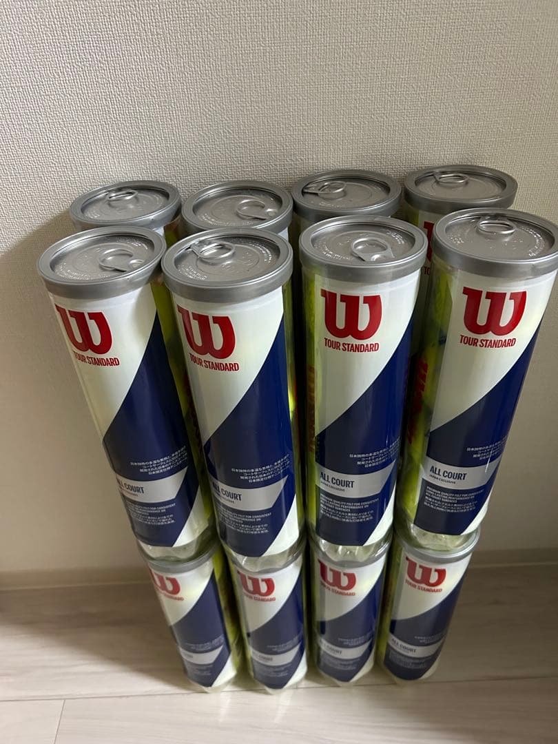 Wilson Tour Standard テニスボール 16缶(64個)セット TOUR STANDARD テニスボール by Wilson Japan Racquet online