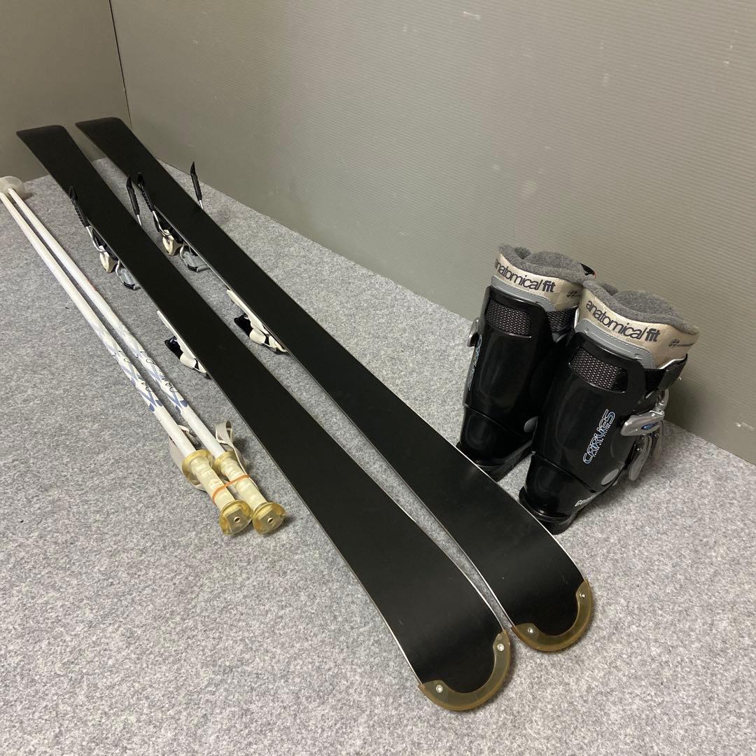 ★メンテナンス済　大人スキーセット　板141cm ブーツ24~24.5cm