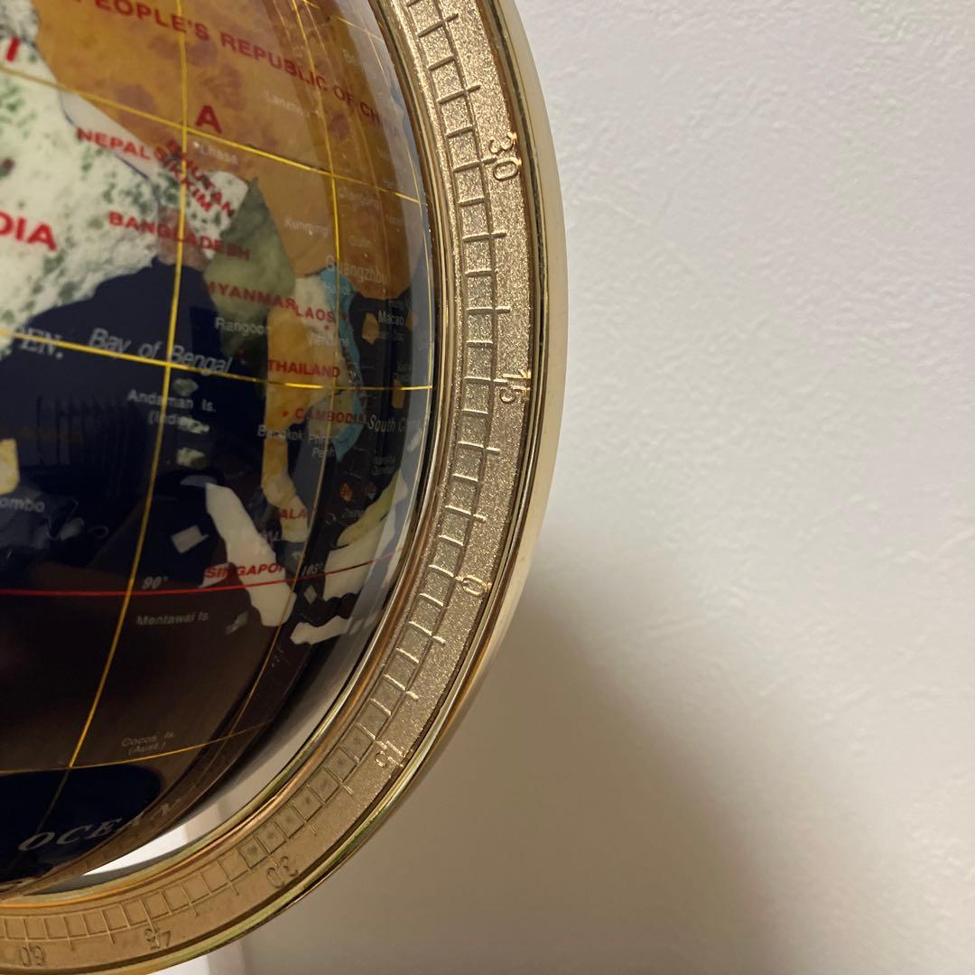 ブ*フ様 工芸品 天然石地球儀 ラピスラズリ他 パワーストーン 開運 44