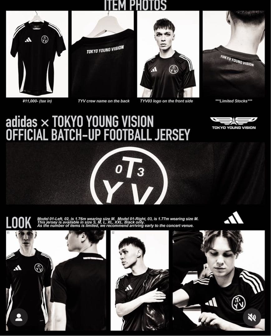 adidas TOKYO YOUNG VISION サッカー ユニフォーム限定品 - メルカリ