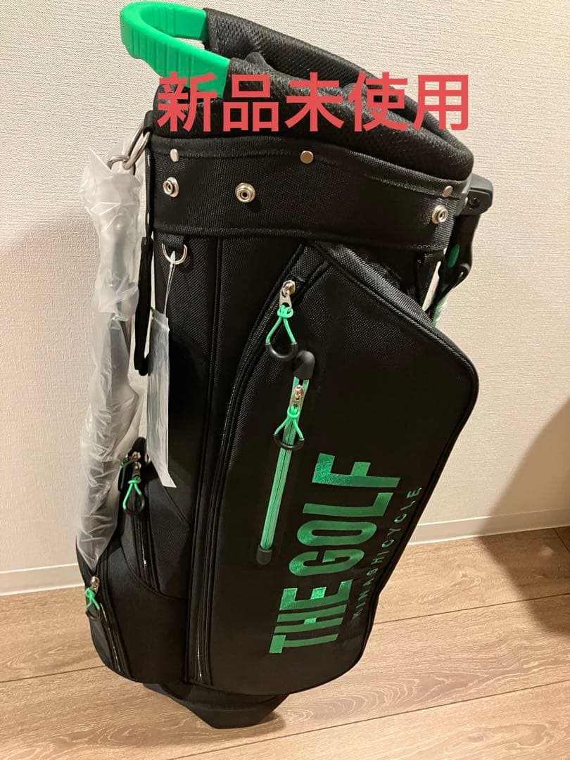 THE GOLF ゴルフバッグ・キャディバッグ ブラック/グリーン 木梨