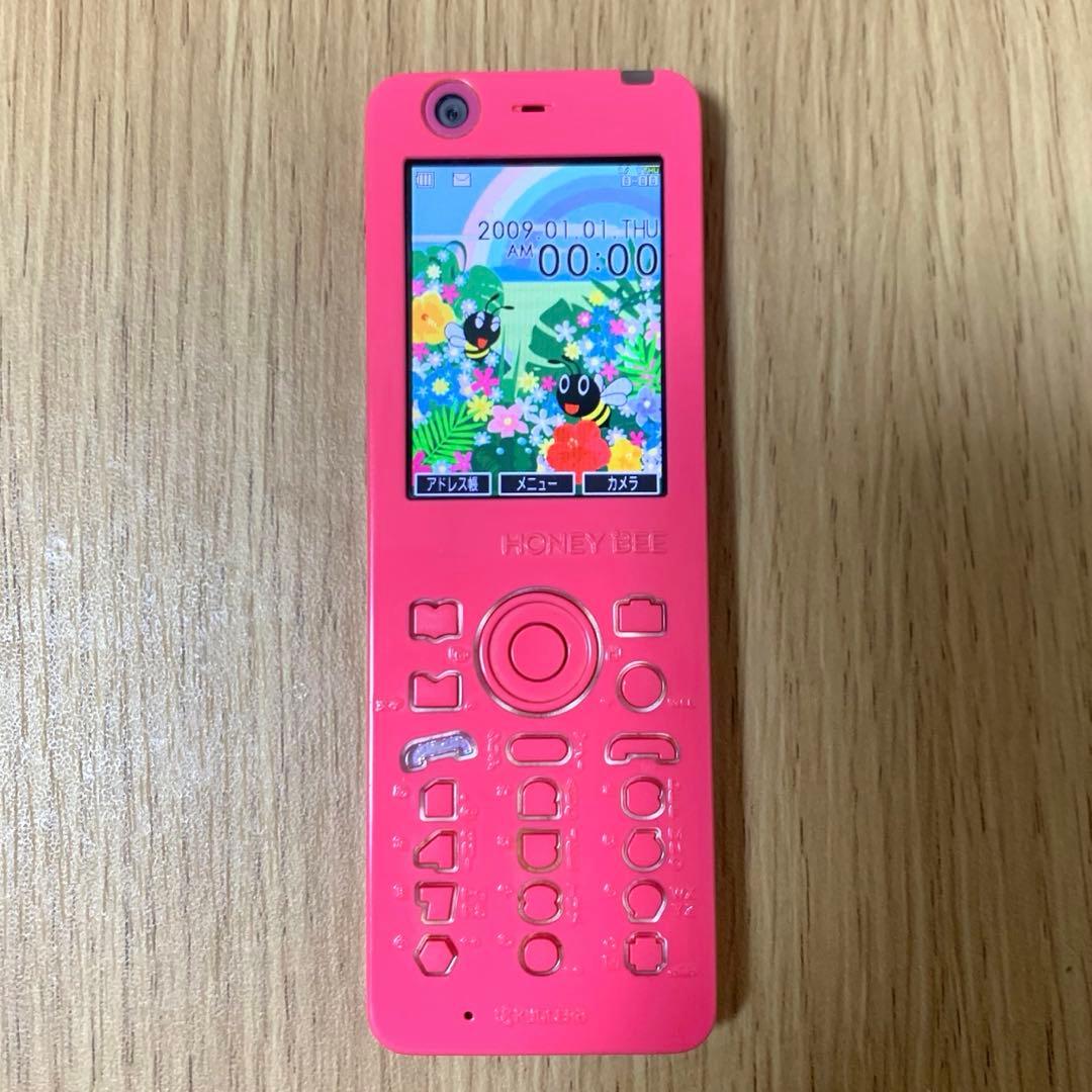 希少】WILLCOM HONEY BEE 3 ピンク ガラケー 動作確認済み - メルカリ