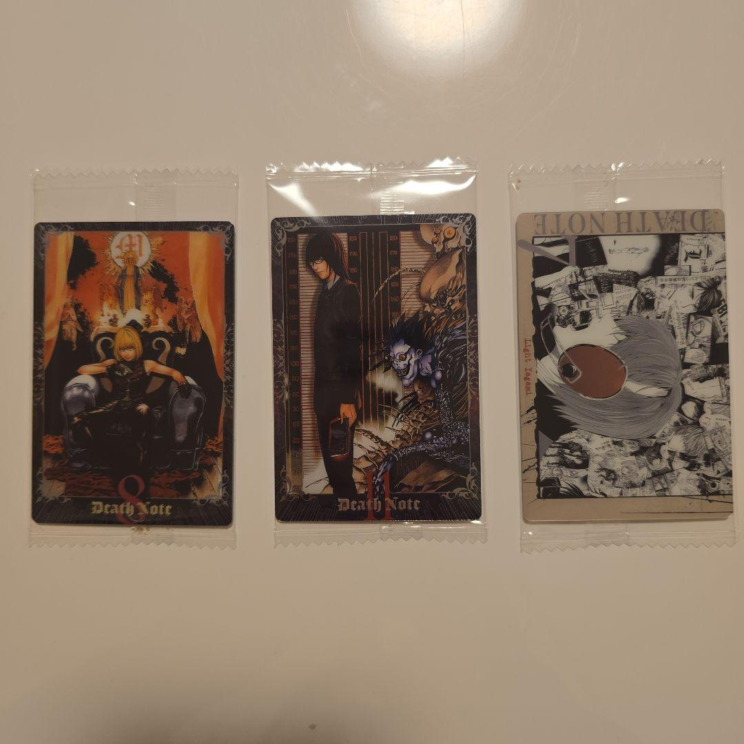 デスノート トレーディングカード 3枚セット - メルカリ