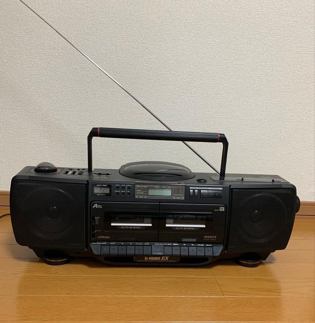 ビクター Victor RC-X70 CDラジカセ Wカセット ジャンク - メルカリ