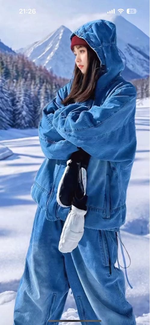 SNOWboard ren 上下セットアップ XL - メルカリ