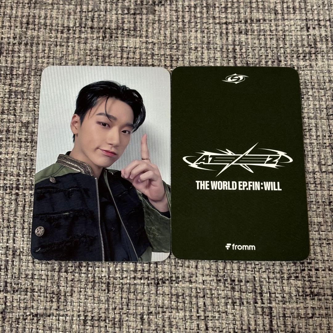 最安！ATEEZ WILL fromm ラキドロ トレカ サン① - メルカリ