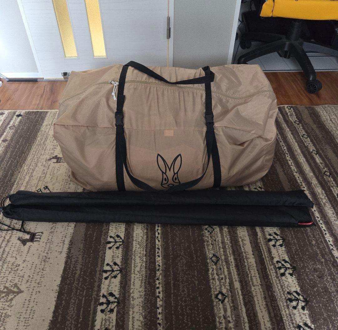 【全部セット】ヤドカリテント本体、ビッグポール、付属品、グランドシート DOD ヤドカリテントのグランドシートとして使えそうなものを調べました