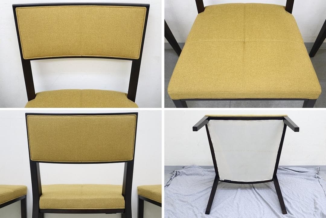 B①4脚セット 美品 TIME&STYLE ダイニングチェア 椅子 旭川家 B②4