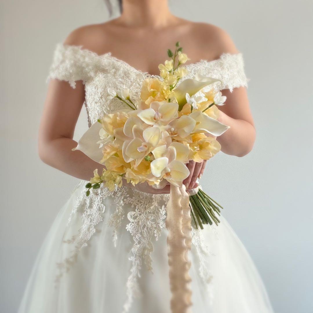 クラッチブーケ ♡ アーティフィシャルフラワー ウェディング ブーケ