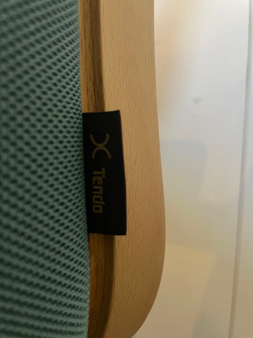 希少！廃盤状態良し 天童木工 机付きチェア Tendo 成形合板 グリーン