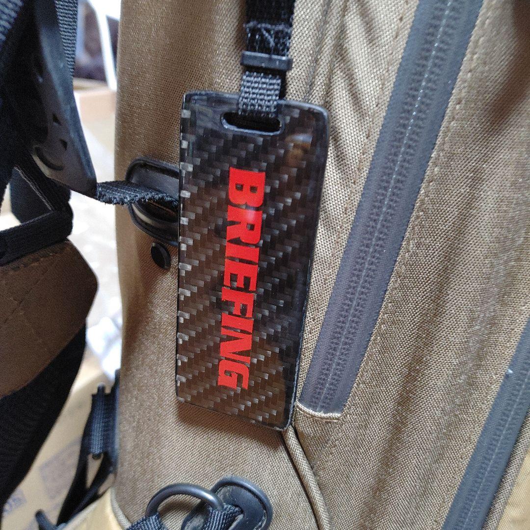 ブリーフィングキャディバッグCR-4☆9.5型☆コヨーテ希少カラー☆3点