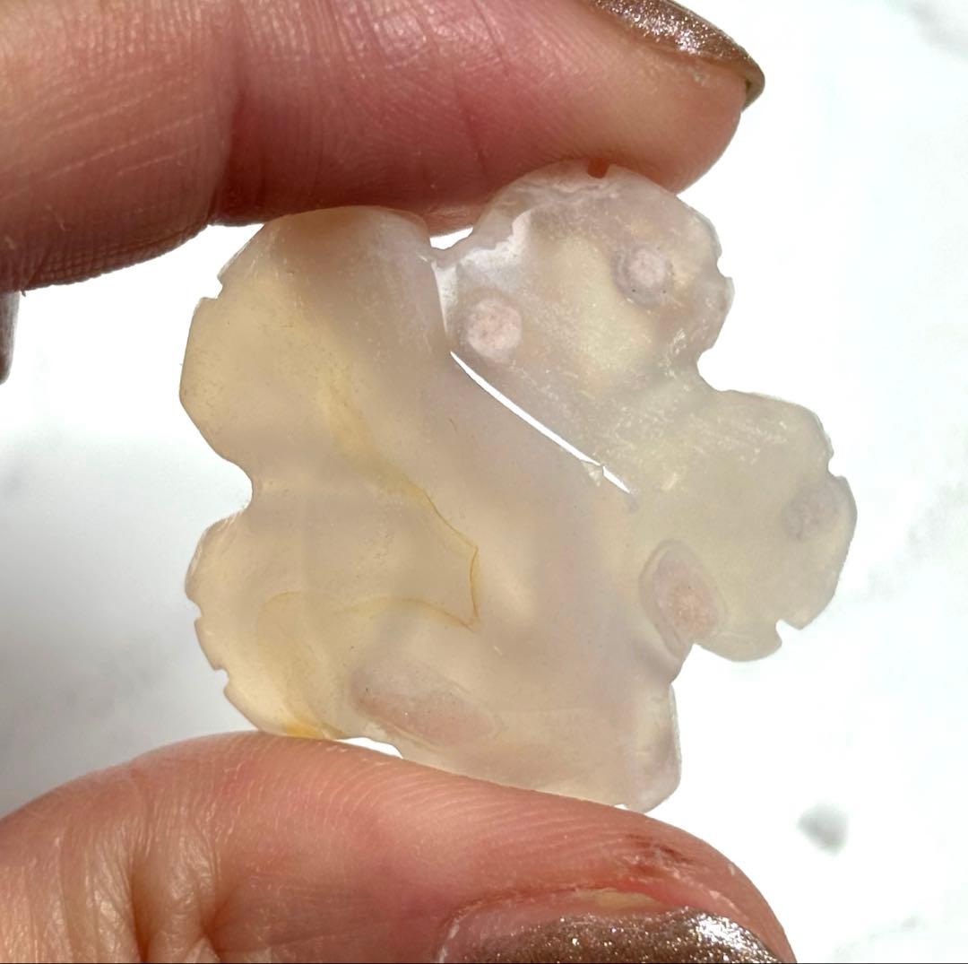 《ミニサイズ》お花　カービング　3個セット