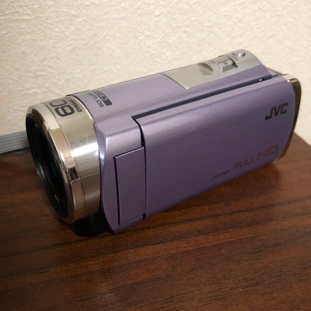 極美品 JVC Everio GZ-E310 バッテリー2個付 ビデオカメラ JVC、大容量バッテリー内蔵の全天候型ビデオカメラ「Everio GZ‐RX130