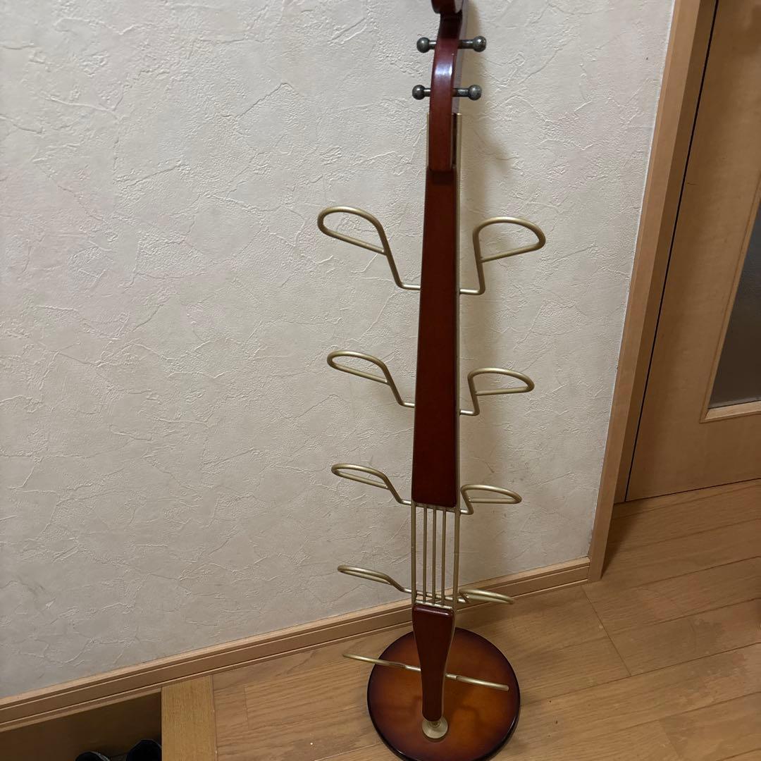 スリッパ立て 家具 楽器 ヤマハ バイオリン、チェロ型スリッパラック 5