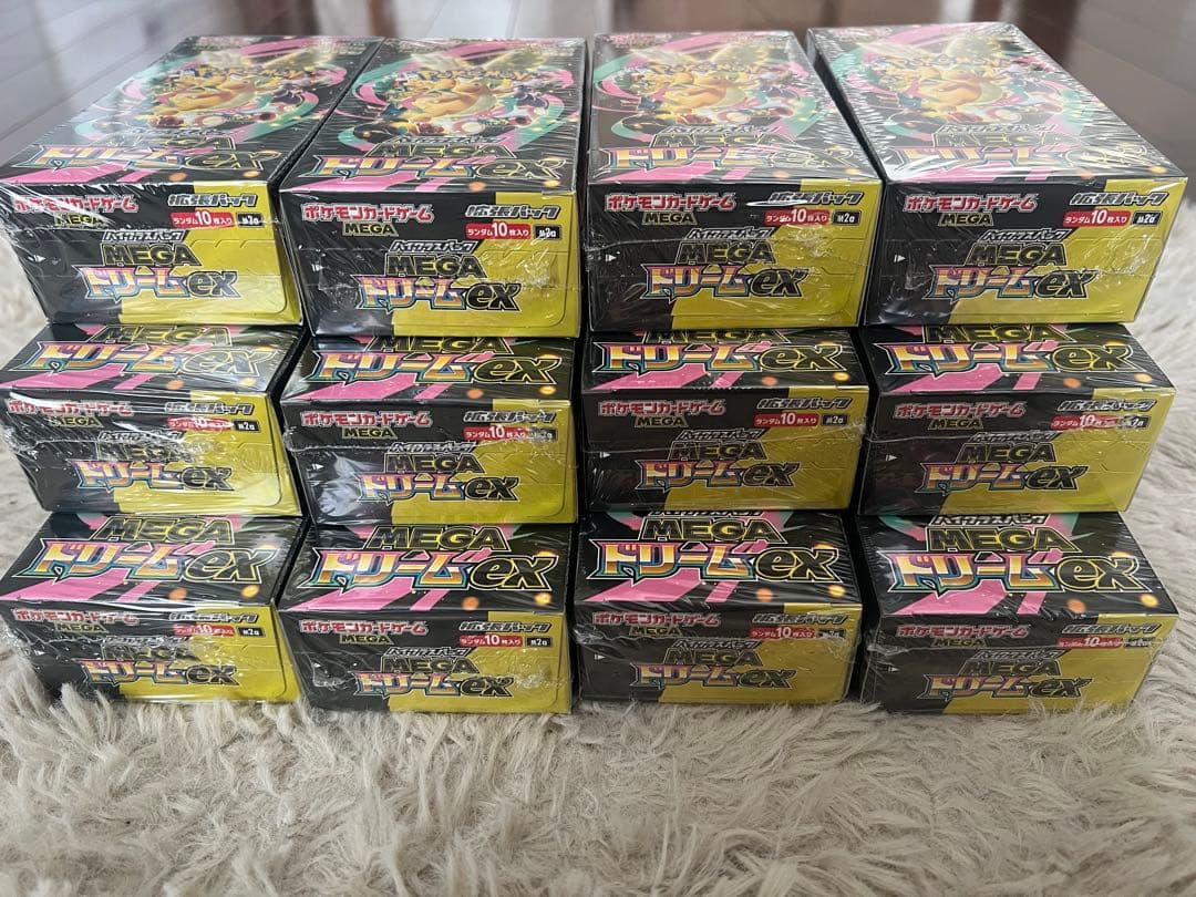 シュリンク付きポケモンカードゲームMEGAドリームex 12BOX - メルカリ